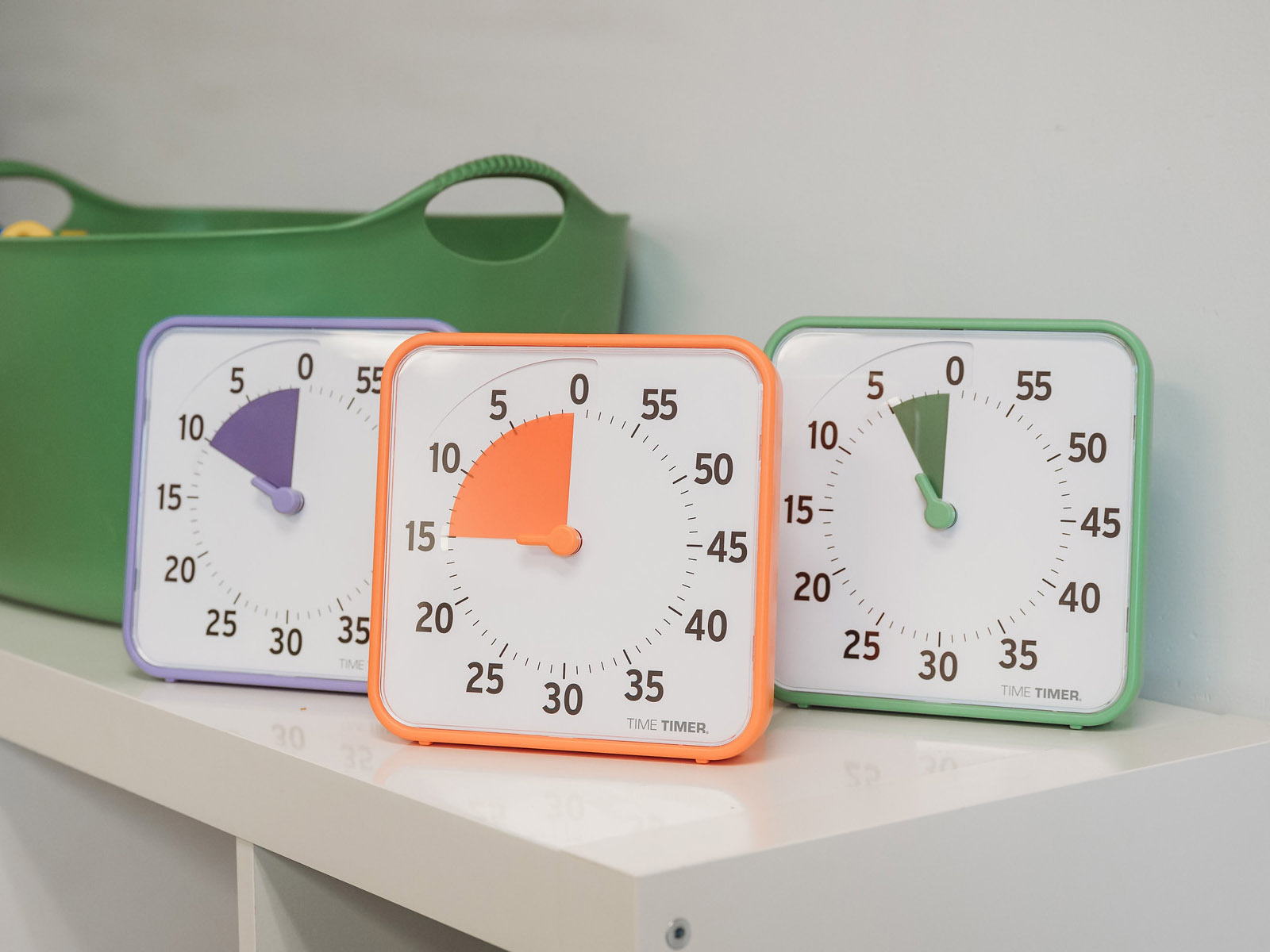 Time Timer Medium - Classroom Sets (orange, purple, green)