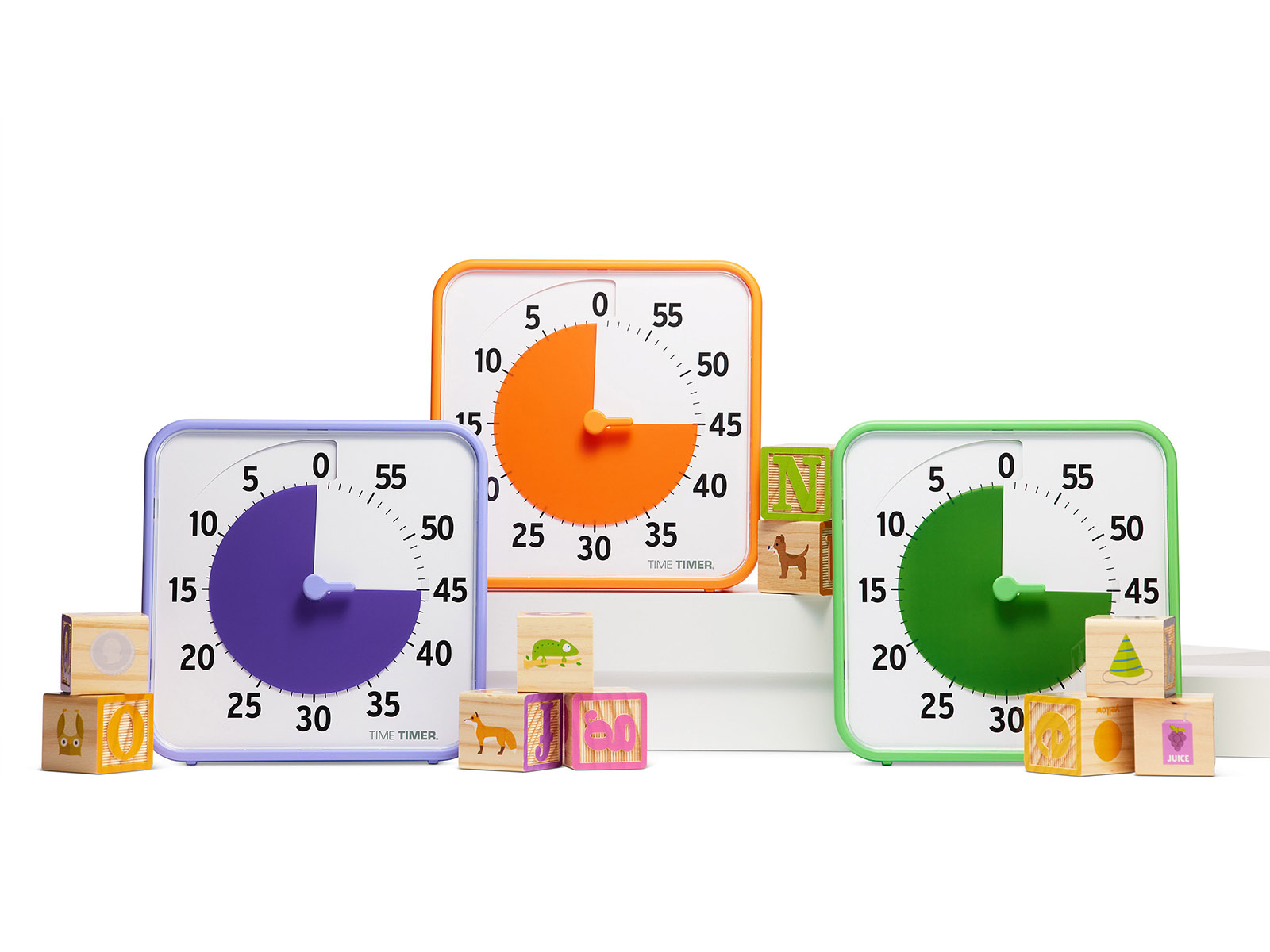 Time Timer Medium - Classroom Sets (orange, purple, green)