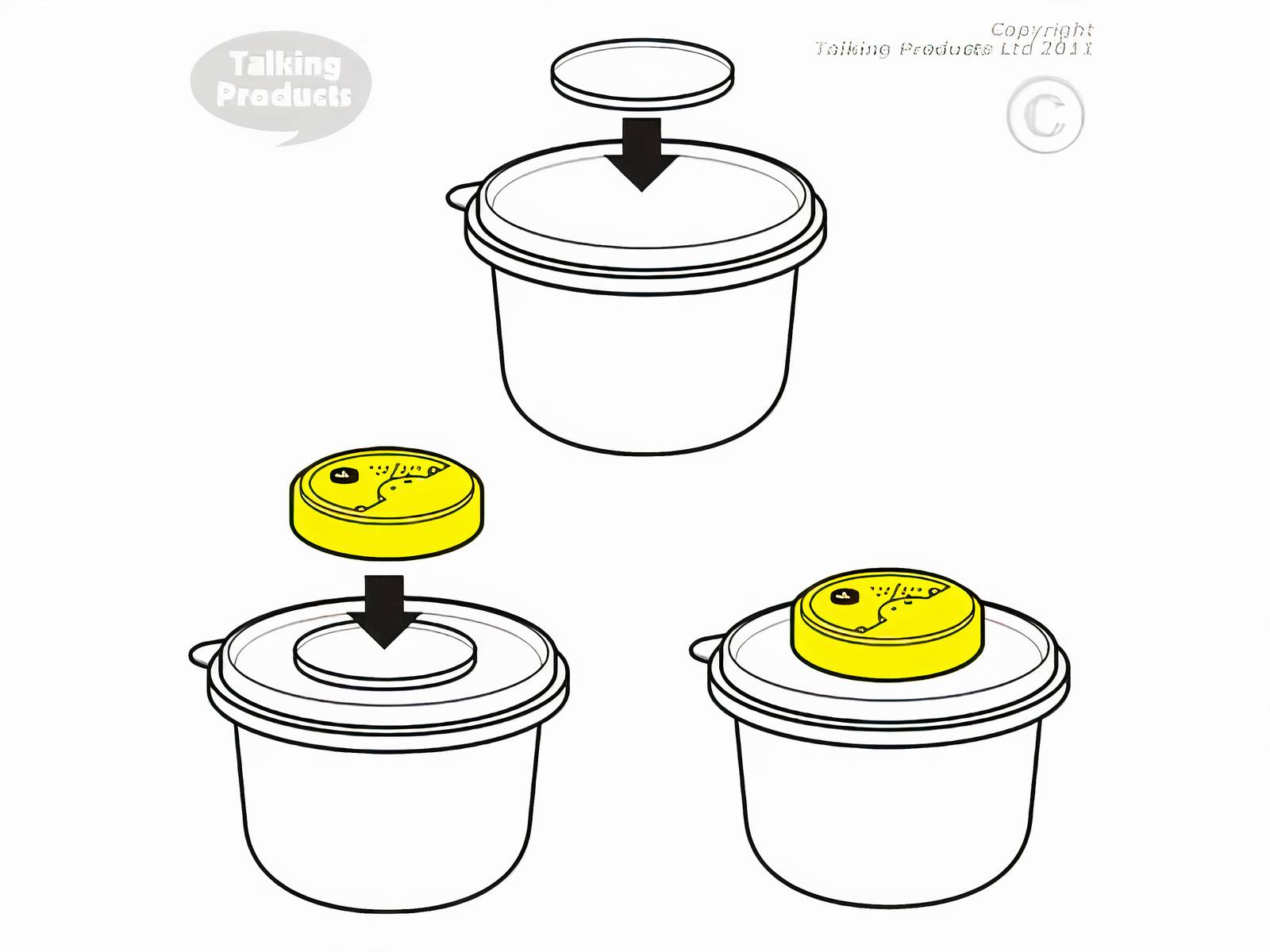 Selbstklebende Adapter für Tinotalk (10 Stück)