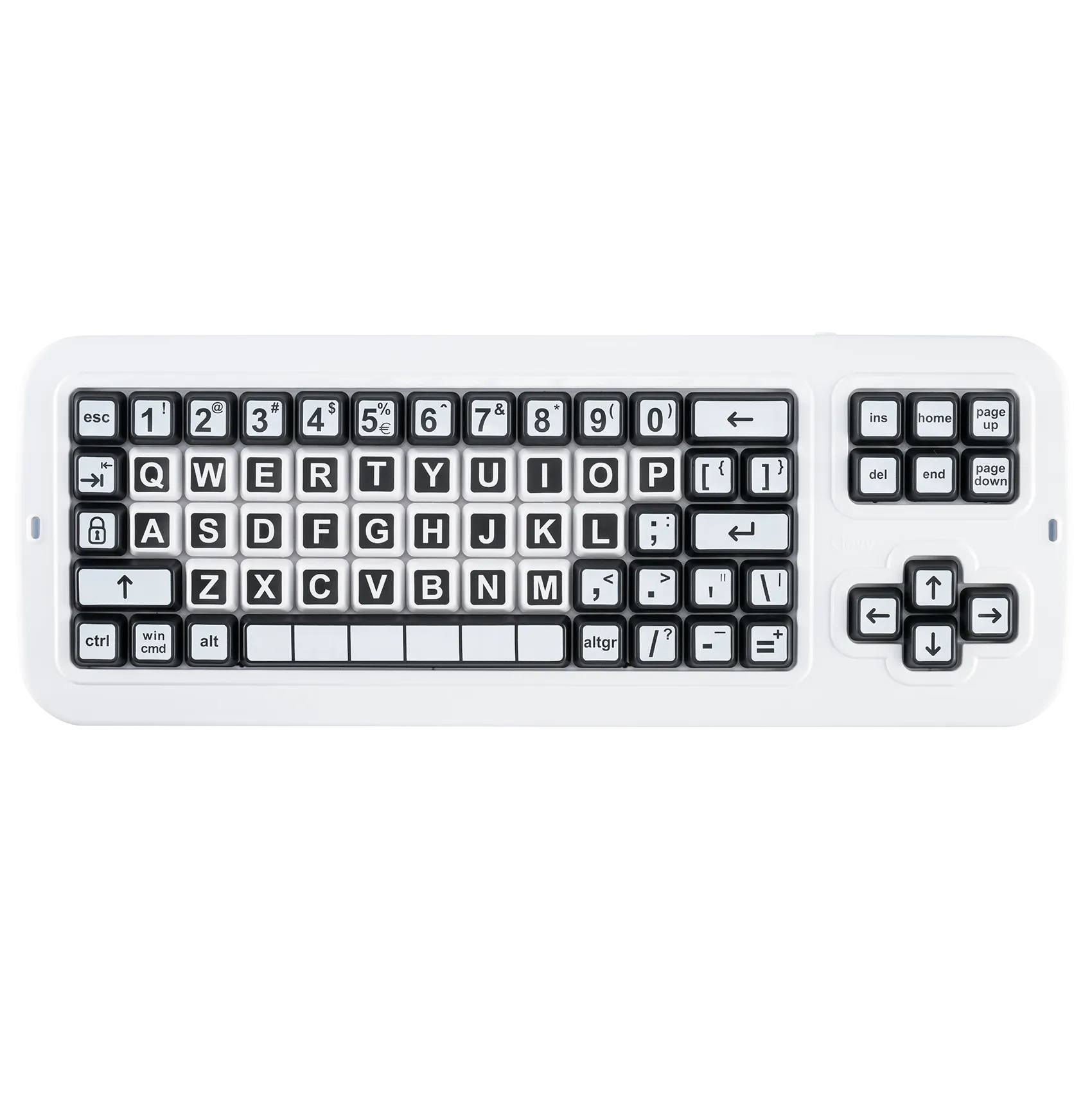 Clevy Tastatur 3 Contrast (Bluetooth & USB)