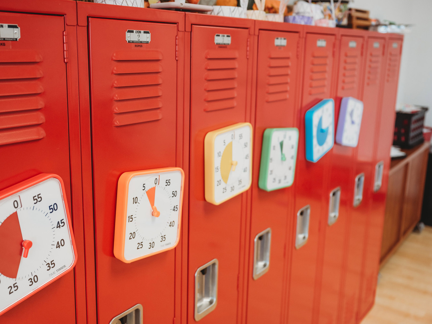 Time Timer Medium - Classroom Sets (orange, purple, green)