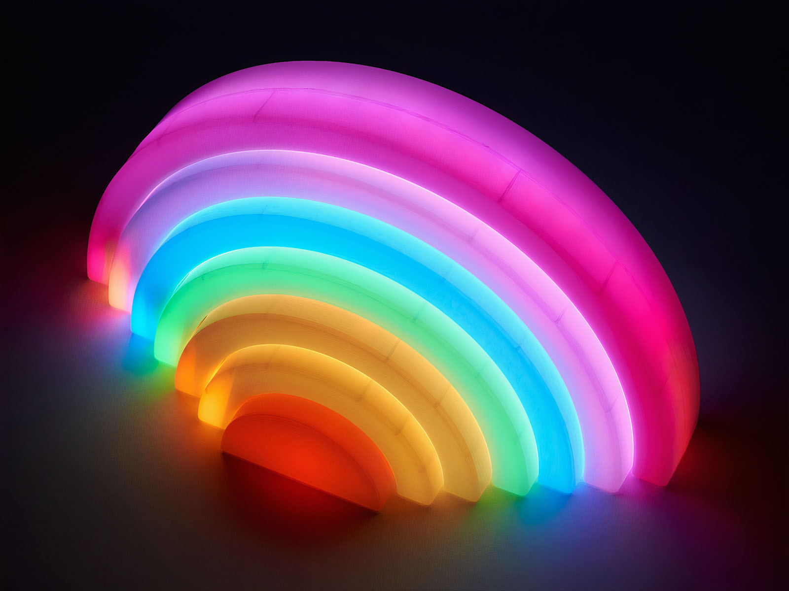 Rainbow Glow Arches (7 Pieces)